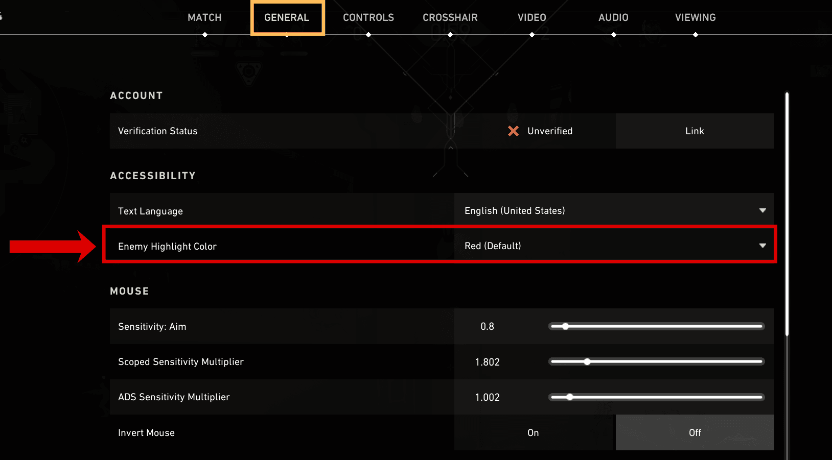 How to change enemy highlight color in valorant