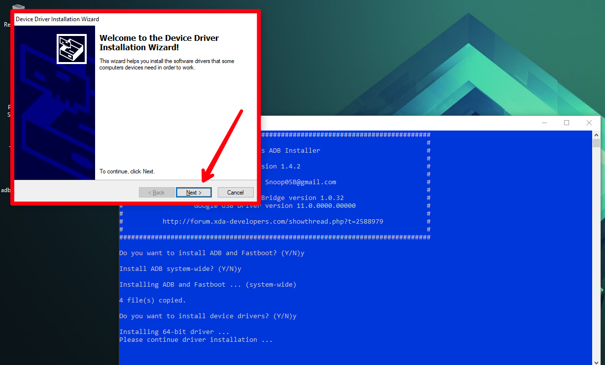 adb and fastboot drivers for windows 10