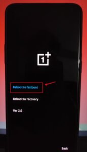 Reboot to Fastboot