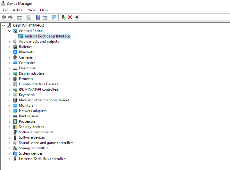 Fix FastBoot Device Not Showing or Not Detected Problem in Windows - Mobmet