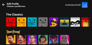 Choose Netflix Profile Picture