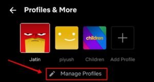 Manage Profile Icon