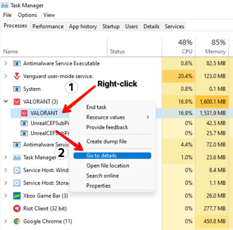 how-to-set-high-priority-for-valorant-mobmet