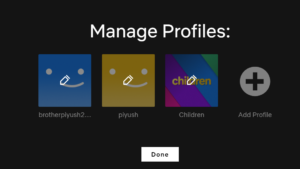 Select Profile to Manage