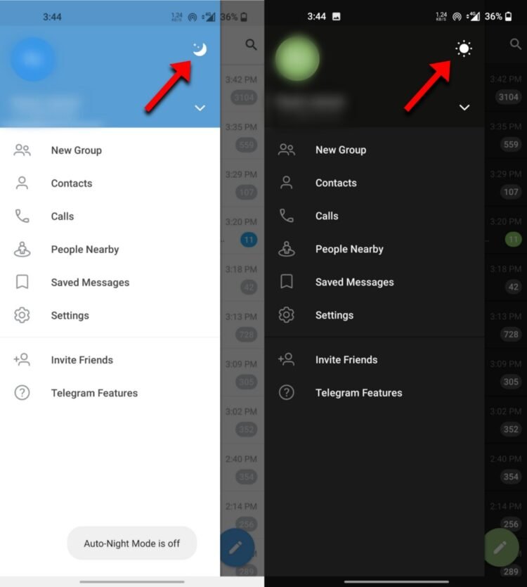 How to Enable Dark Mode in Telegram Android, iOS, Desktop - Mobmet